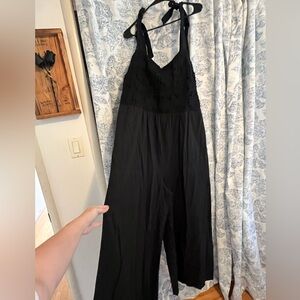 Elegant Black Lace Jumpsuit